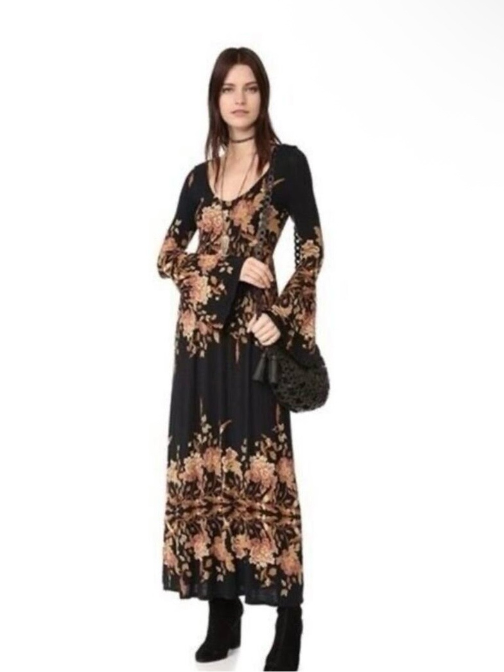 Free People Midnight Garden Maxi Dress